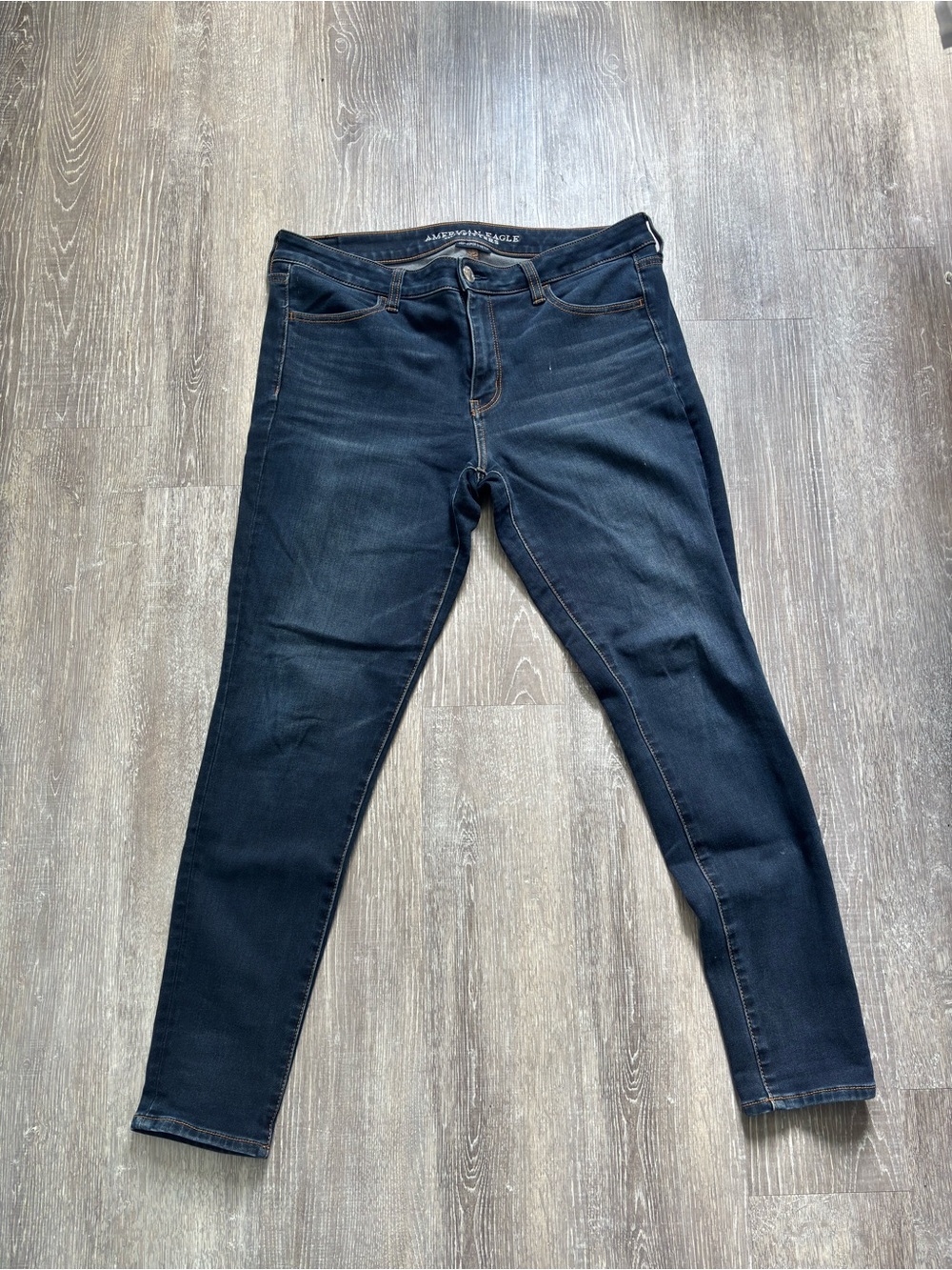 American Eagle Outfitters Dark Indigo Skinny Jeans
